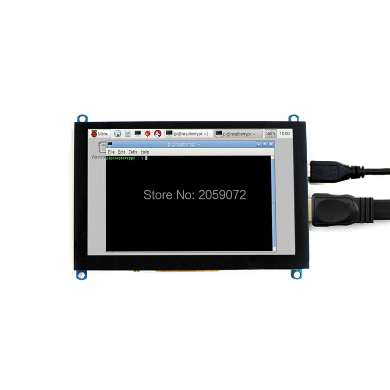 Raspberry Pi 5 дюймовый ЖК USB емкостный сенсорный экран HDMI VGA дисплей для компьютера