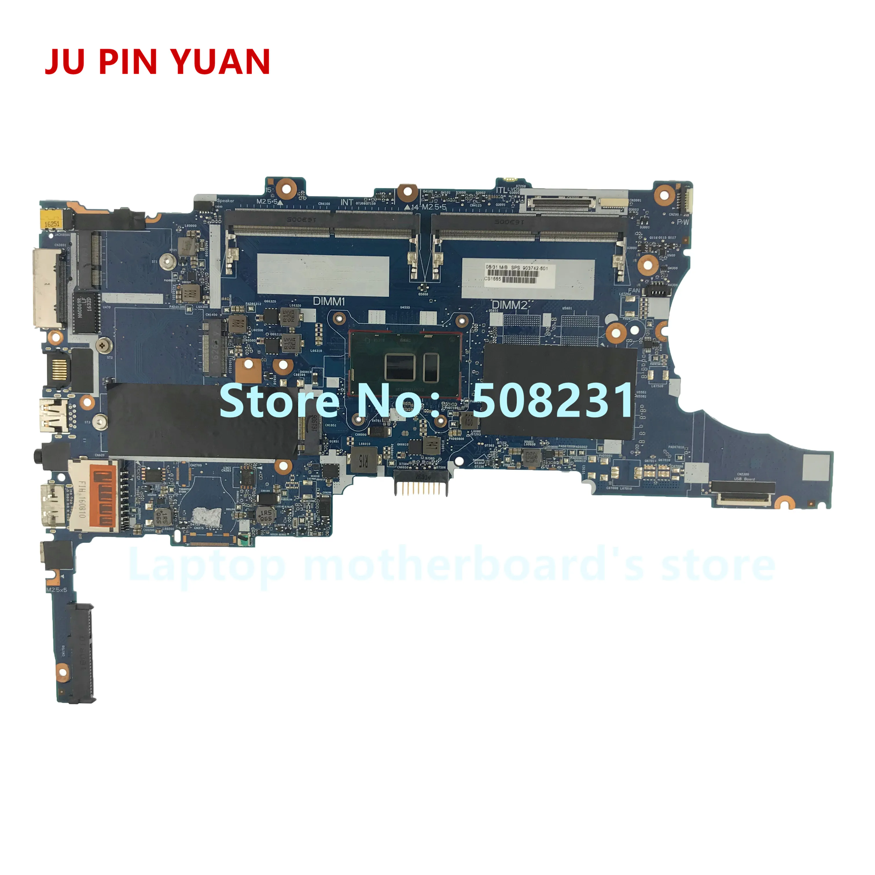 Ju pin yuan 915468-601 915468-001 аккумулятор большой емкости DAG37DMBAD0 материнская плата для ноутбука для женщин, hp ноутбук 17-W 17-AB Тетрадь ПК 1050 2 Гб i5-7300