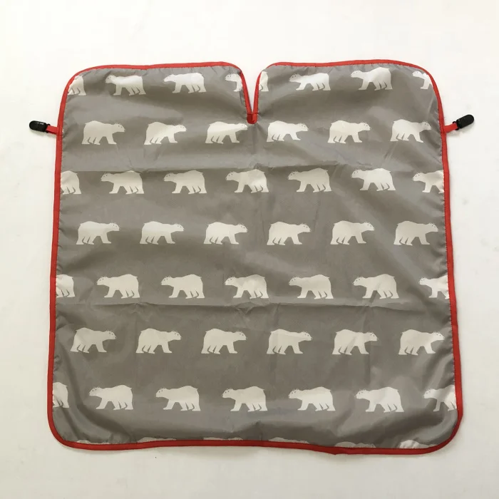 Polar Bear 70x70cm 3в1 полярный медведь водонепроницаемый ветрозащитный детский балдахин на автолюльку, одеяло для коляски, детское одеяло, спальное одеяло для малышей - Цвет: Polar Bear 70x70cm
