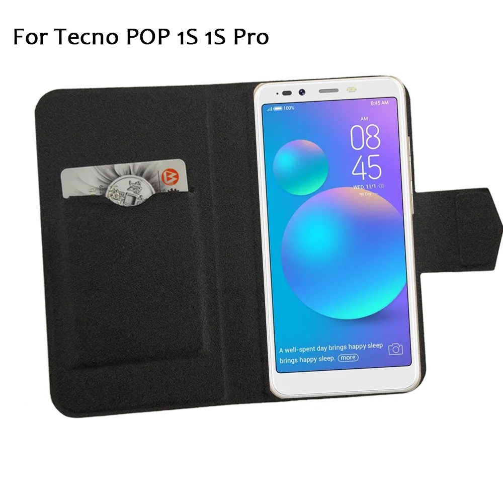 5 цветов Лидер продаж! Кожаный чехол для телефона Tecno POP 1S Pro заводская цена |