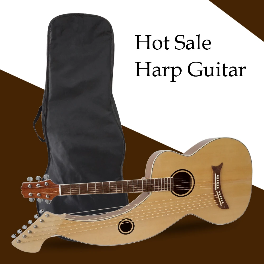 Aiersi factory new developed High Quality Harp Acoustic Guitar SHG001T