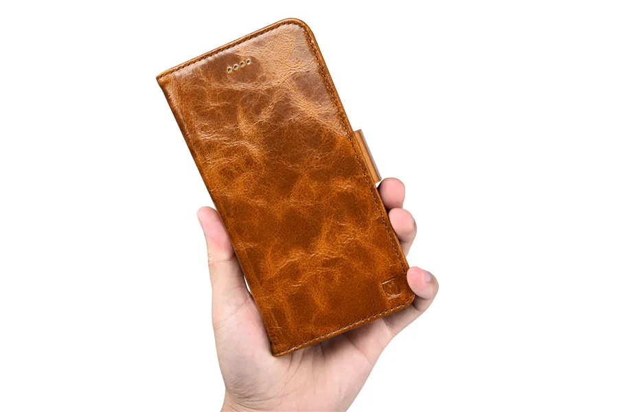 Марка icarer Оригинальный Роскошный Пояса из натуральной кожи флип чехол для iPhone 7