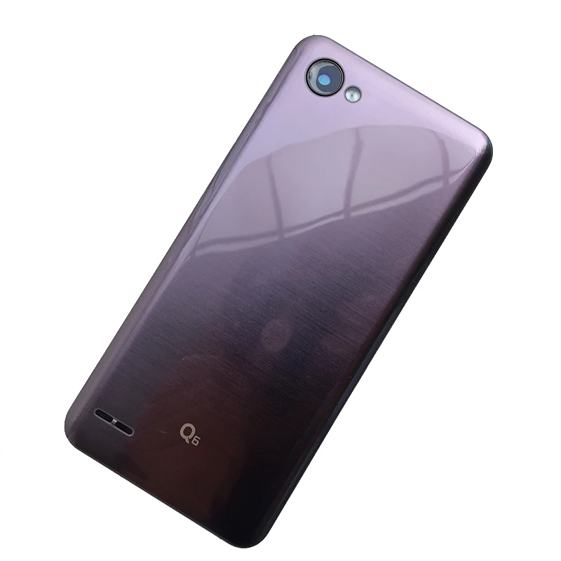 BINYEAE новая пластиковая крышка аккумулятора для LG Q6 задняя корпуса с объективом