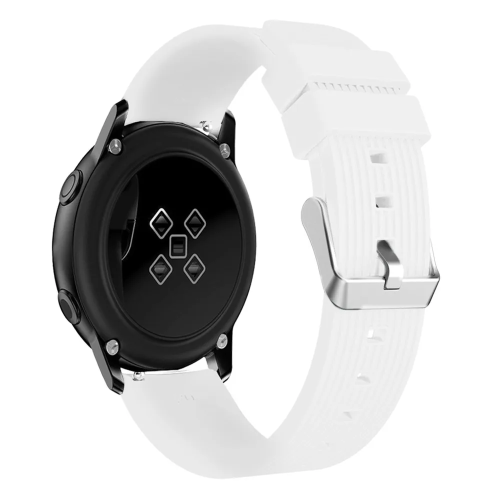 20 ремешок для часов, мм силиконовый браслет для samsung Galaxy Watch active Band умный браслет спортивные Сменные аксессуары ремешок для часов