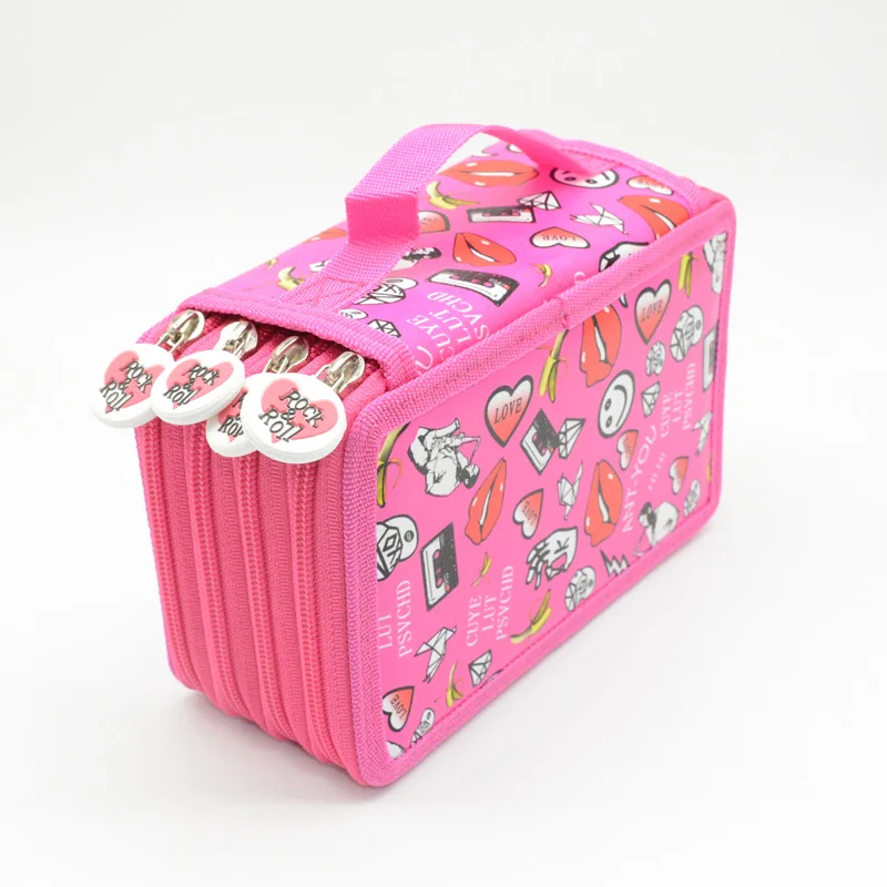 72 отверстия Карандаш Чехол Estuche Escolar Estojo Escola Kalemlik Kalem Kutusu Trousse Scolaire Stylo Box Pennen Etui Potloden Box