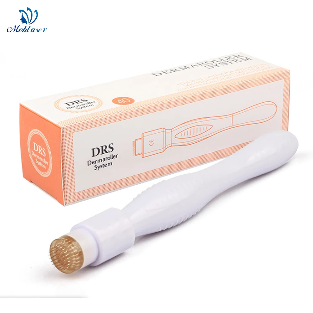 

DRS 40 Derma Stamp Roller Microneedling Titanium Micro Roller Mezoroller Skincare Hair-loss Treatment Home Use Drop Shipping
