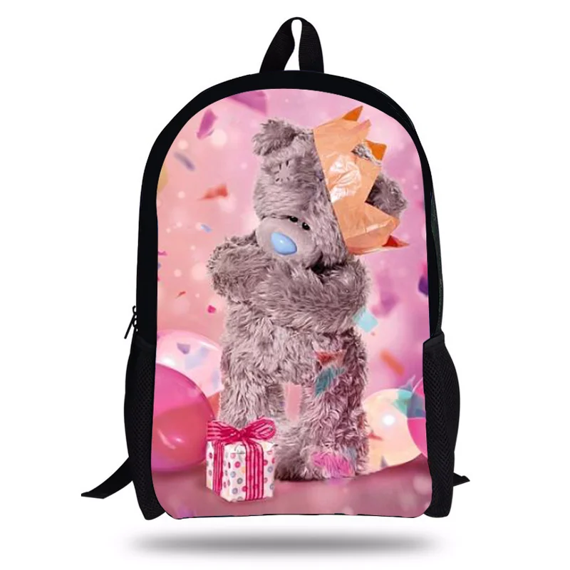 Новый 16 дюймовый рюкзак Mochila Infantil Teddy Me To You Bear детские школьные сумки для девочек