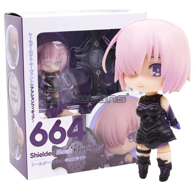 boxed Nendoroid 664 Shielder/Mash Kyrielight Fate/Grand Order ПВХ фигурка Коллекционная модель игрушки куклы - Цвет: boxed