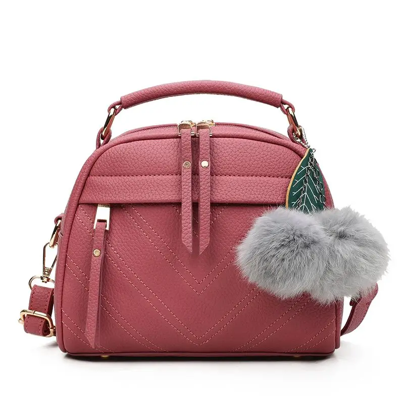 Дропшиппинг Для женщин Hairball украшения сумки вечерние кошелек дамы Crossbody на