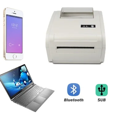 RD-9210BL Bluetooth Высококачественный Термопринтер для печати этикеток, принтер штрих-кодов 110 мм, логистический USB/Bluetooth, автоматический пилинг, портативный принтер, RD-9210 - Цвет: RD-9210BL Bluetooth