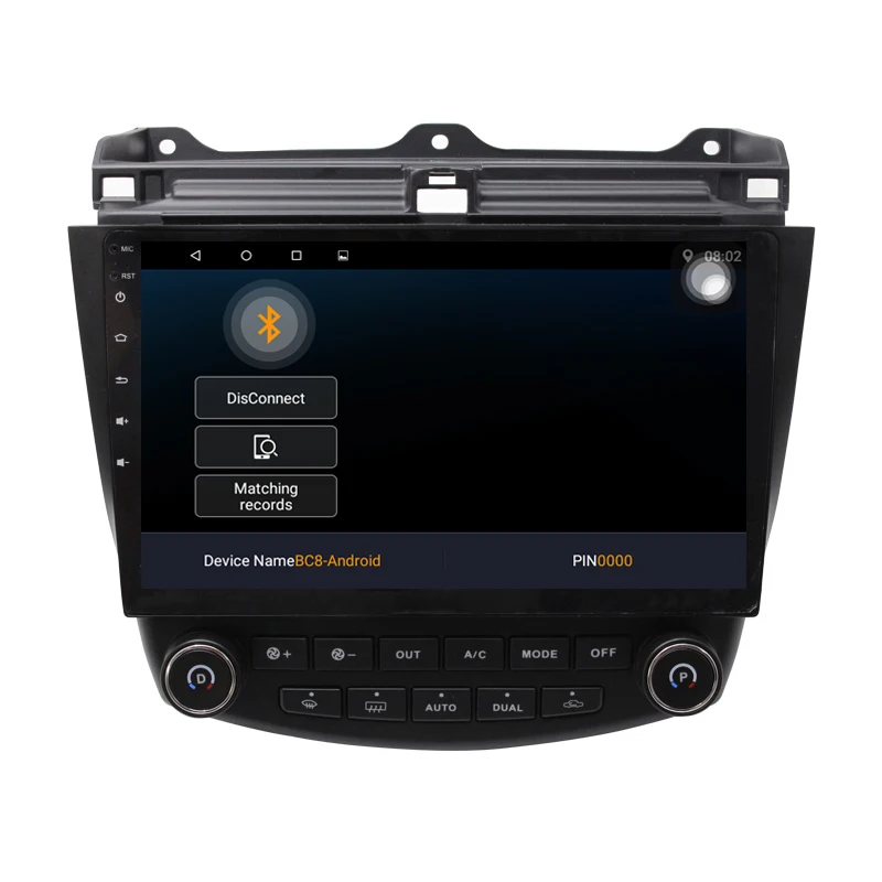 Автомобильный DVD-плеер с GPS навигационной системой Android 9 1 для Honda Accord 2003-2007