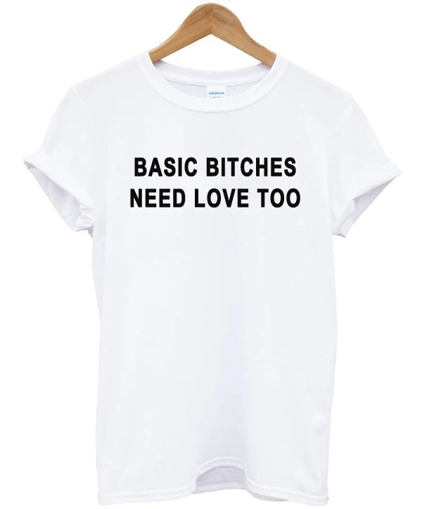 Основные суки нуждаются в любви тоже футболка Для женщин забавные tumblr футболки