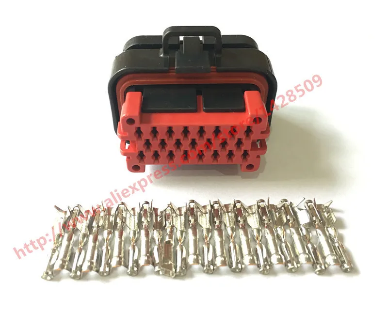 

10 Set Tyco AMP 23 Pin Auto Waterproof Female Connector 770680-1