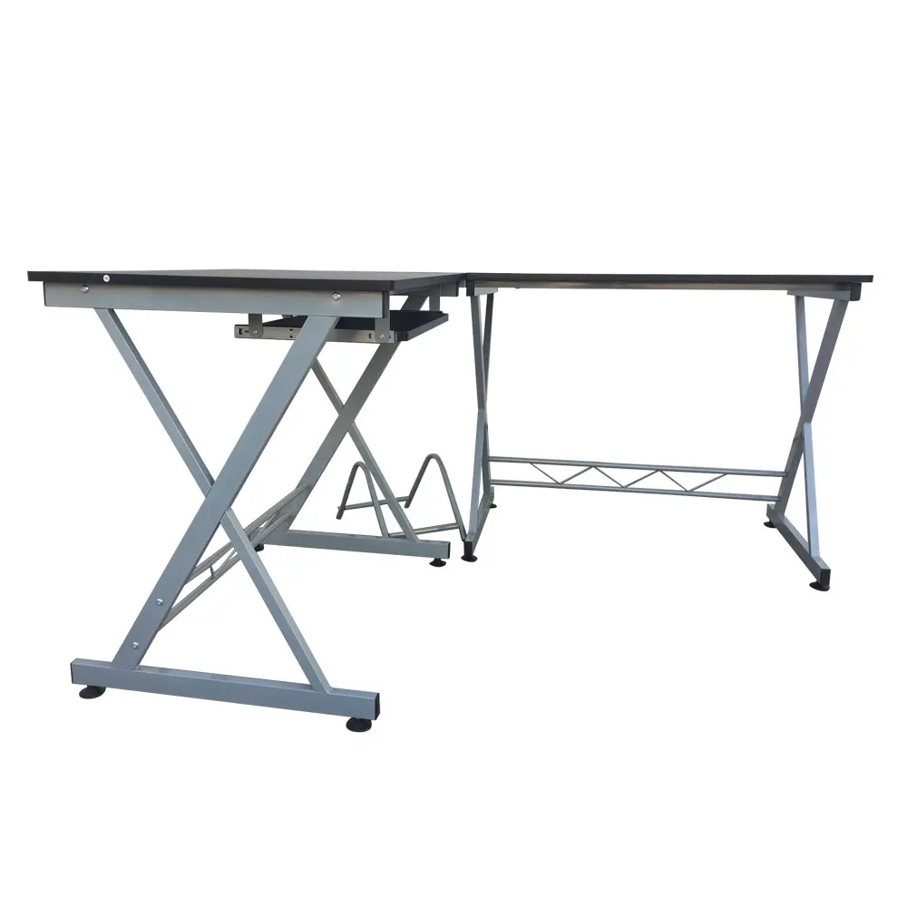 L-образный компьютерный стол прочный деревянный Сращивание ПК Latop для учебы