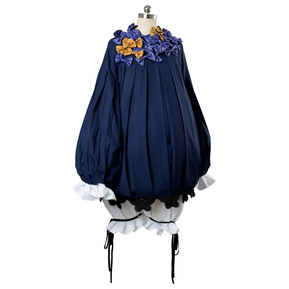 

Fate Grand Order FGO Abigail Williams Cosplay Costume Outfit Navy Dress Gown Full Set