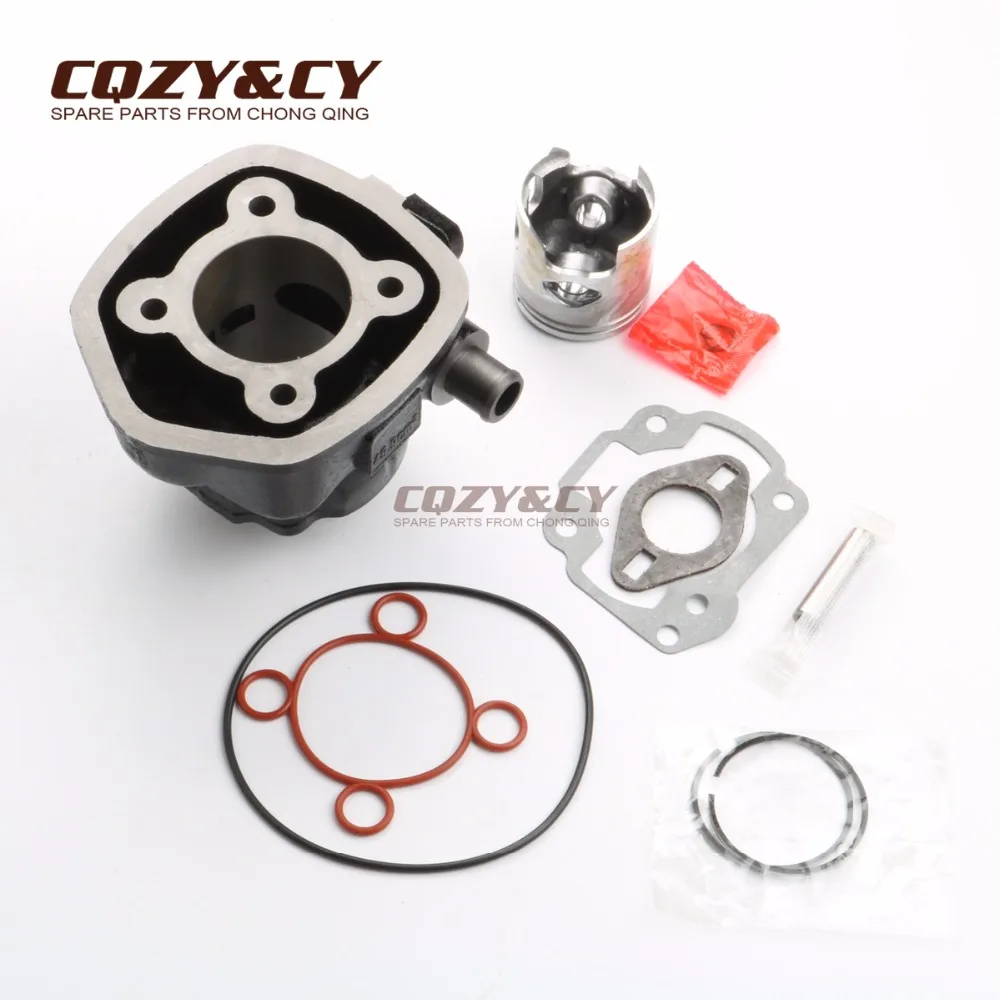 Комплект цилиндров с большим отверстием 70cc и бакелитовый Картер для Rieju First 50 LC 2T