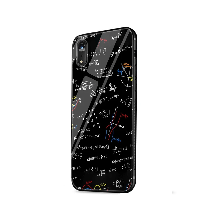 E = mc2 математическое уравнение физическая формула ТПУ чехол для iPhone 11 Pro XR X XS Max 5 5S 6