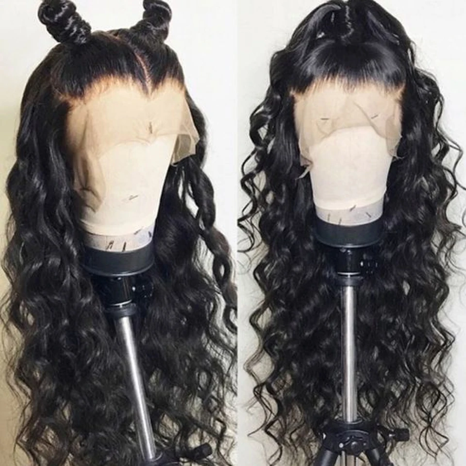HairUGo 13*4 глубокая волна кружева фронта человеческие волосы парики для женщин