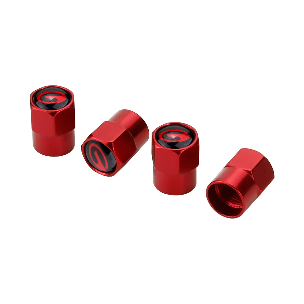 for Trumpchi Trumpchi gs4 gs5 Changan CS35 CS75 Haval табанджа H2 H5 H9 H4 H6 M4 шин колпачки вентиля шины пыли эмблема красный авто аксессуары - Цвет: for Trumpchi