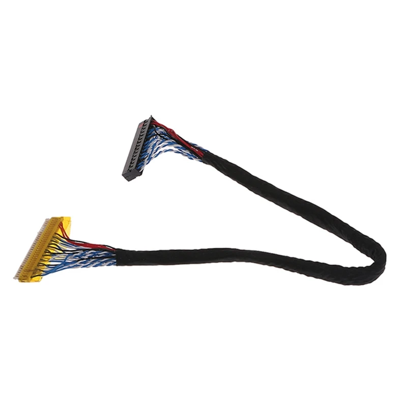 8-битный LVDS кабель FIX-30 Pin 2ch для 17-26 дюймов LCD/LED панель контроллера 25 см |