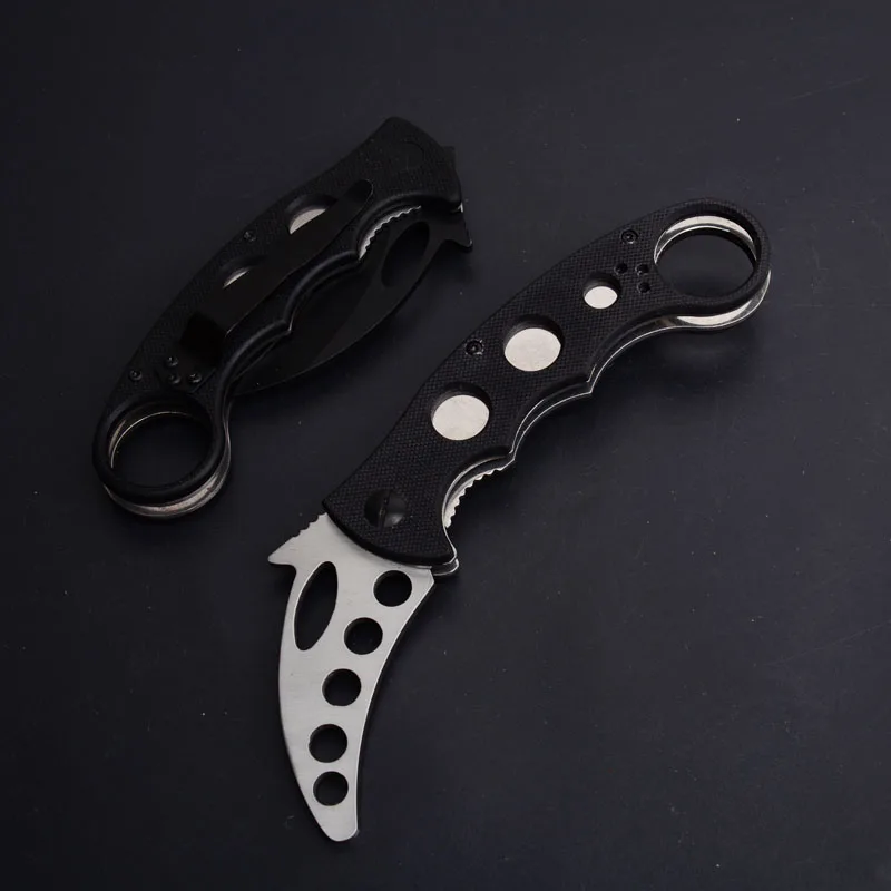 New Karambit Folding Knife 440c Blade G10 handle Combat Pocket Outdoor Camping Hunting EDC Tools Survival Tactical knives | Инструменты