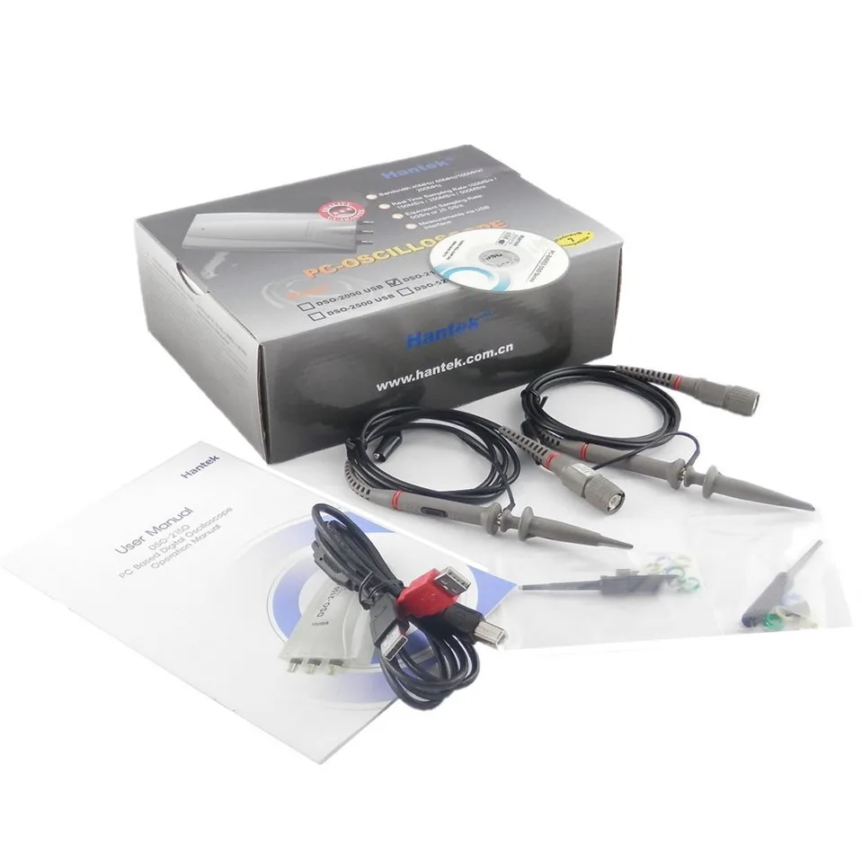 2017 Оригинал Hantek DSO-2150 USB 60 МГц 150MSa/s PC цифровой осциллограф DSO2150 Бесплатная доставка