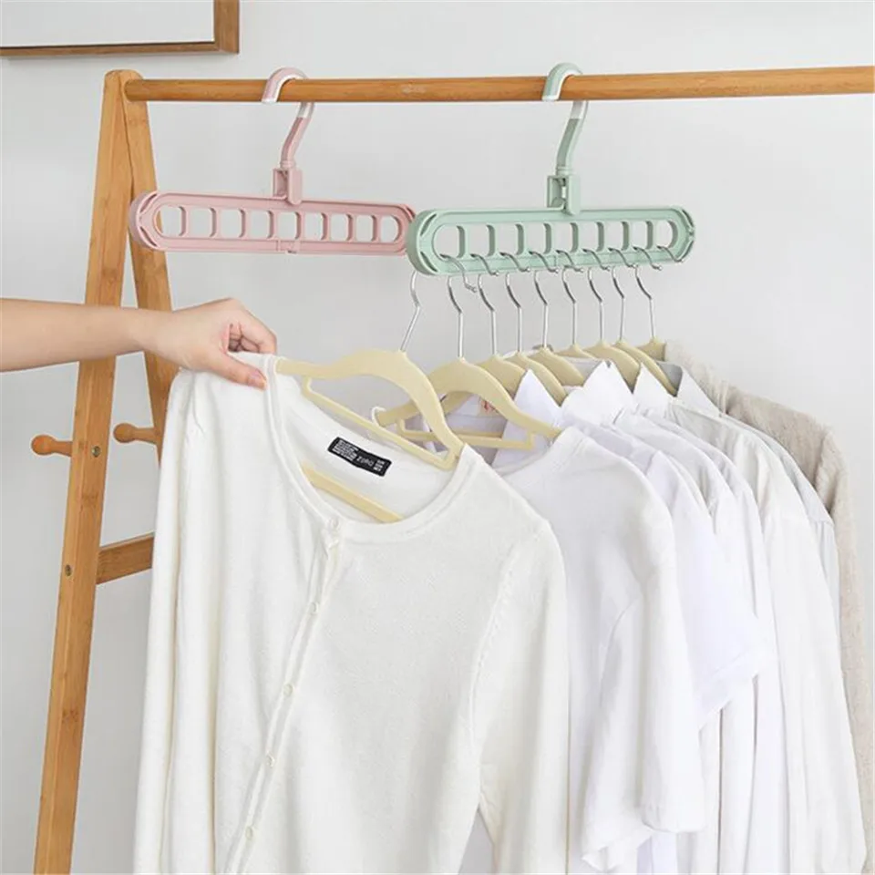 1 шт. пластиковая вешалка для одежды с несколькими отверстиями | Дом и сад