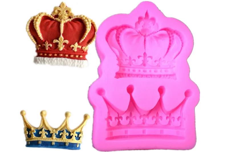 Короны Принцесса Королева 3D силиконовые формы печенья для украшения торта