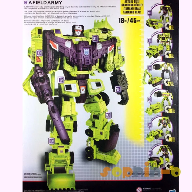 Трансформация Defensor Devastator Combiner Wars 32 см Фигурки