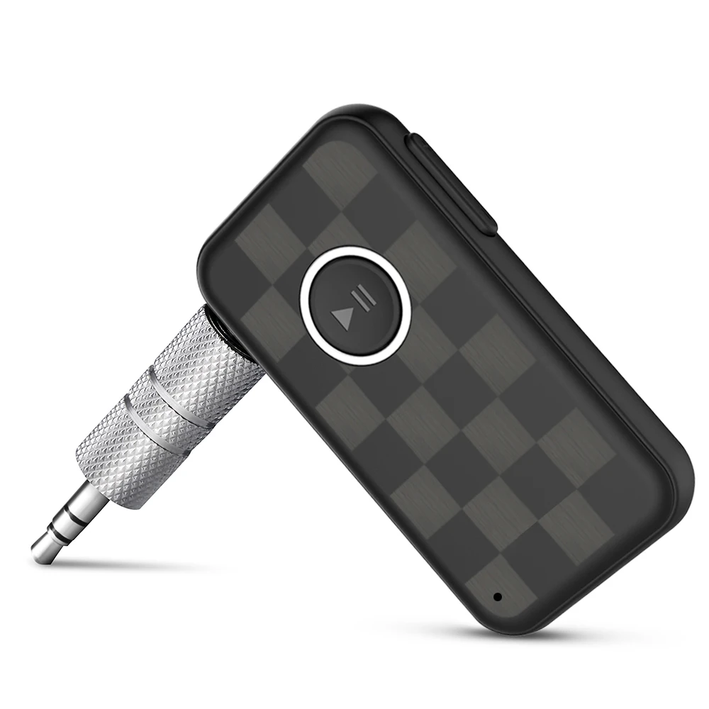 Мини приемник громкой связи Bluetooth 5 0 портативный AUX 3 мм беспроводной аудио