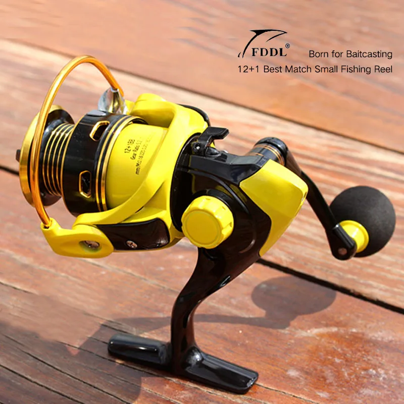 Новый Небольшой Рыболовная Катушка pesca baitcasting reel 12 + 1BB 5.2: 1 Спиннинг Рыбалка carretilhas
