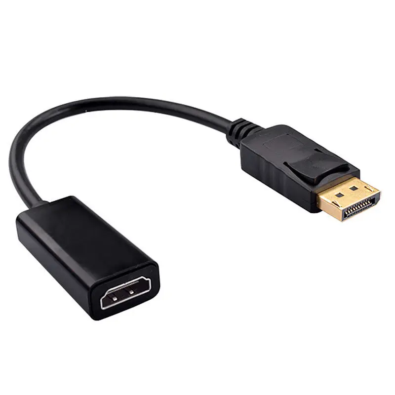 Переходник DP Displayport папа HDMI Мама для ПК HD TV 1080P|Коробки передач и кабели| |