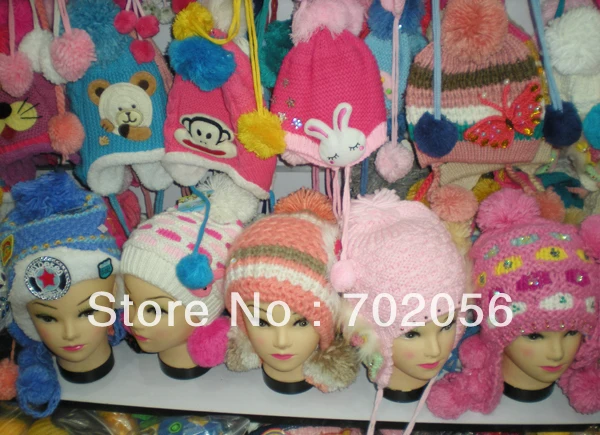 Рисунок 3 - Зимние шапки для мальчиков и девочек 013