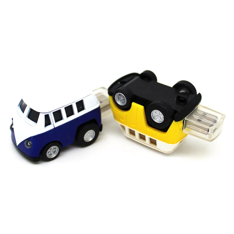 Новая модель игрушечного мини-автомобиля, USB флеш-накопитель, 4 г, 8 г, 16 г, 32 г, 64 г, карта памяти, флешка, Т1, микроавтобус, U диск, подарочная ручка-привод, грузовик, фургон