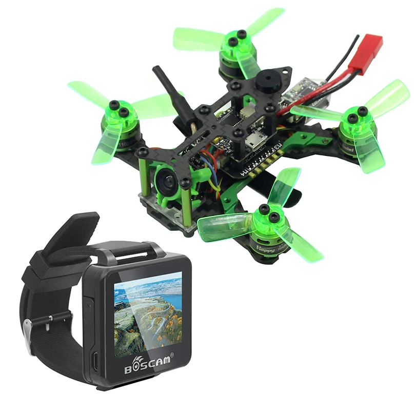 Гоночный Дрон Mantis 85 Micro FPV с приемником Frsky / Flysky F4 Контроллер полета часами TFT
