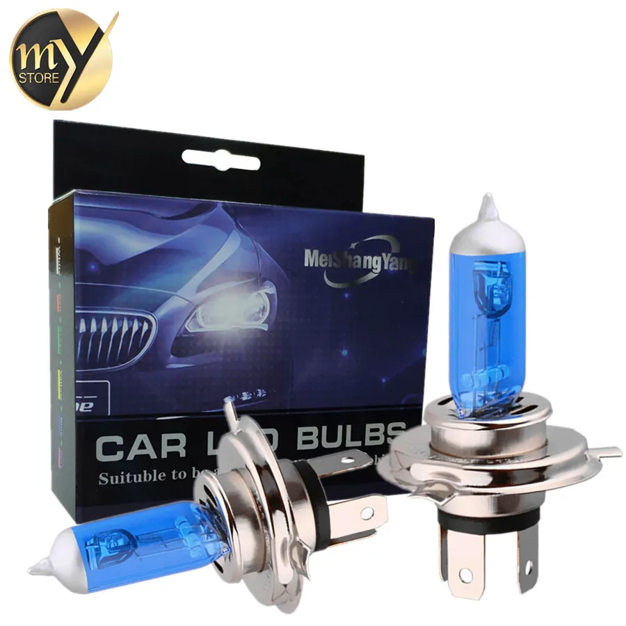 

2pcs H1 H3 H4 H7 H8 H11 9004 9005 HB3 9006 HB4 9007 55W Halogen Car Headlight Bulbs Super Bright Auto lamp 12V Headlamp White