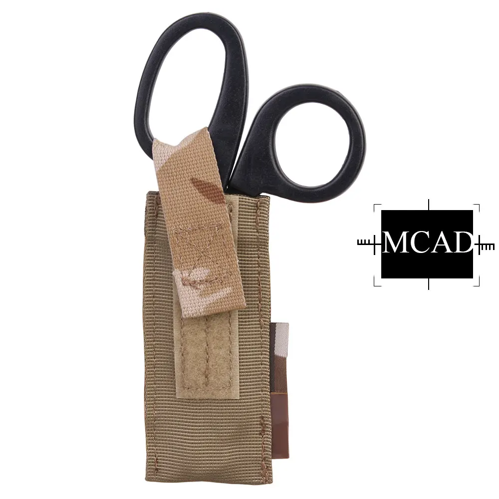 EMERSONGEAR сумка для ножниц держатель ножниц Тактическая Molle сумка для ножниц страйкбол военная Боевая сумка мультикам черный EM6367
