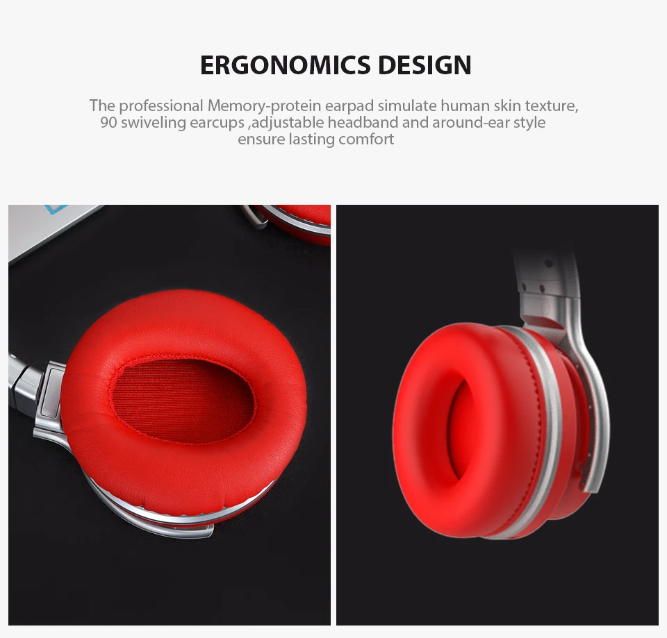 Meidong E7MDPRO беспроводные bluetooth-наушники с шумоподавлением и микрофоном для телефона 30H гарнитура для прослушивания музыки