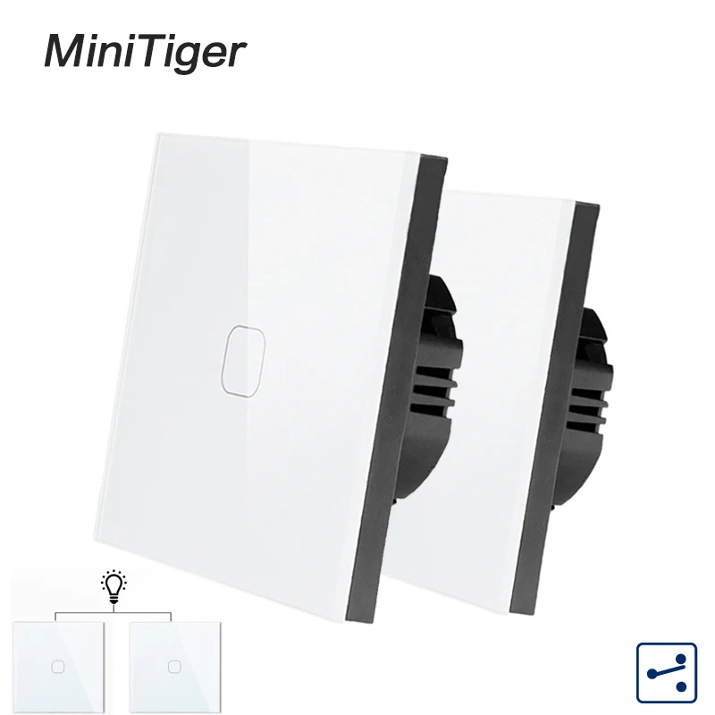 Minitiger ЕС стандарт 1/2 банды 2 способ управления настенный сенсорный экран