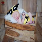 Реквизит для фотосъемки новорожденных подгузник для маленьких мальчиков фотография Трикотажный костюм супергероя реквизит для фотосъемки новорожденных