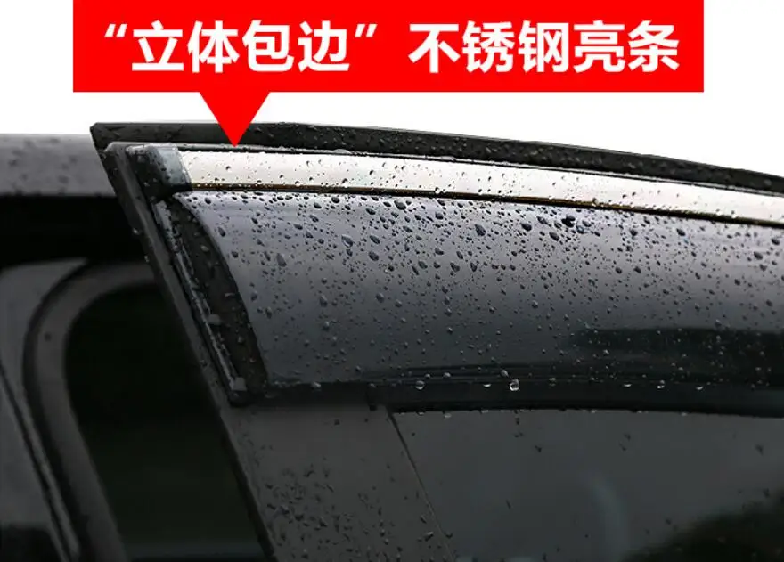 High quality automotive barometer block rain eyebrow sunshade for Kia Sorento 2016 2017 | Автомобили и мотоциклы