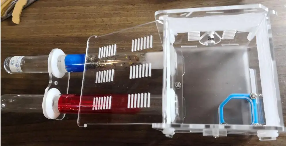 Акриловые муравьиные домики 2 стеклянных трубки Муравьиное гнездо экологичные