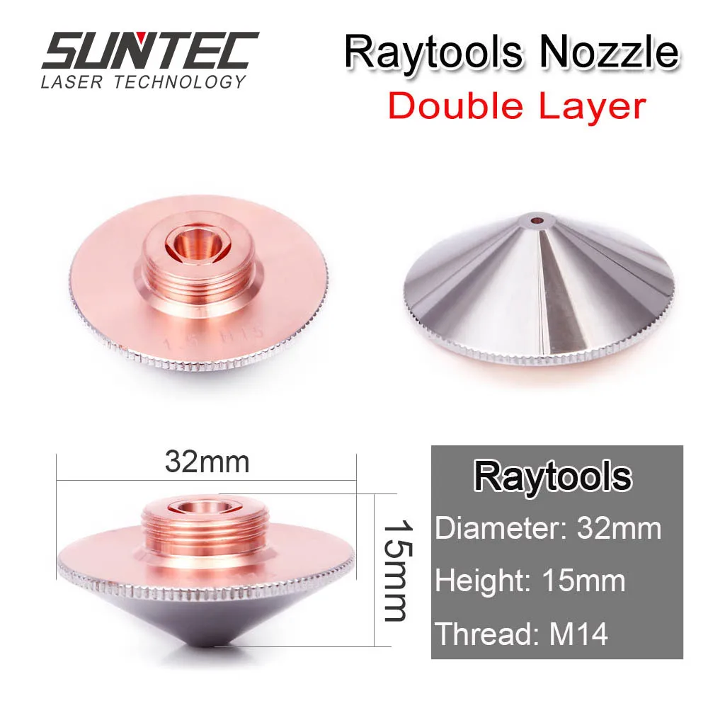 Suntec Лазерная насадка однослойный диаметр. 32 мм Калибр 0 8 4 для bodor raytools лазерная