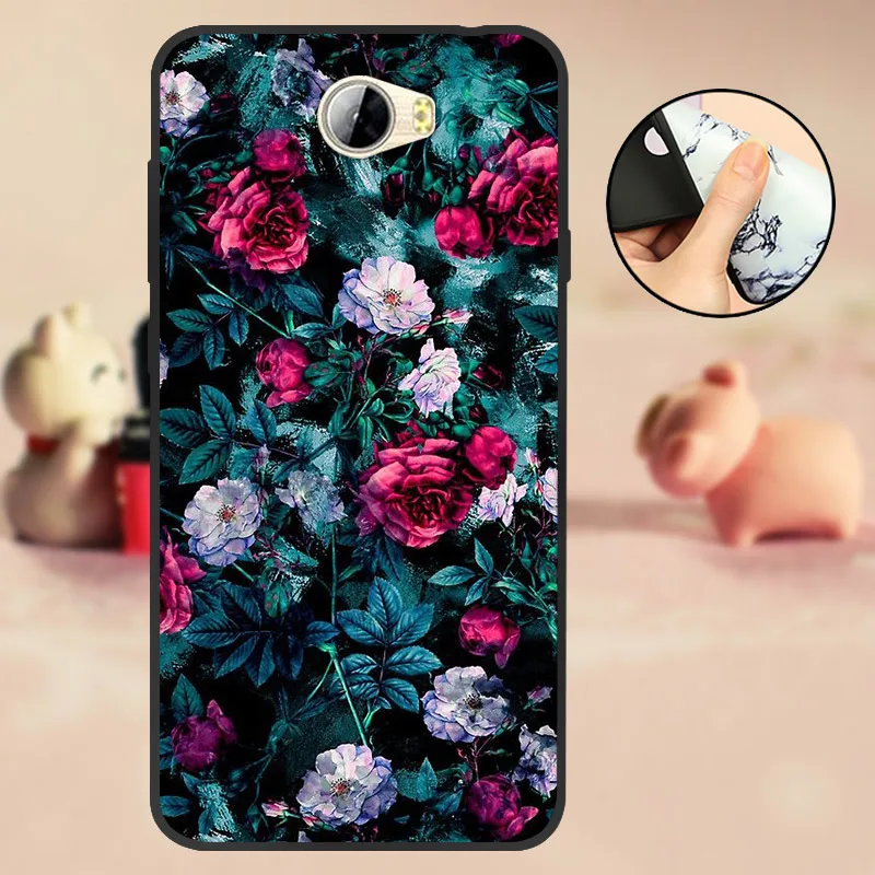 T35 Для huawei Y5 II чехол для huawei Y5 2 Y5II CUN-L21 CUN-U29 задняя крышка Y6 II Компактный Мягкий ТПУ силиконовый чехол для Honor 5A LYO-L21 черный - Цвет: T35