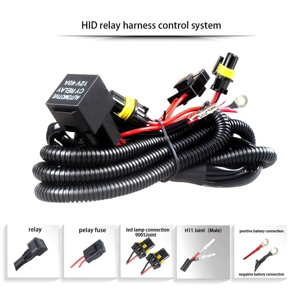 H1 H3 hid xenon H7 набор проводок для мотоцикла 12 В 35/55 Вт 9005 9006 HB3 HB4 HID|Проволока| |