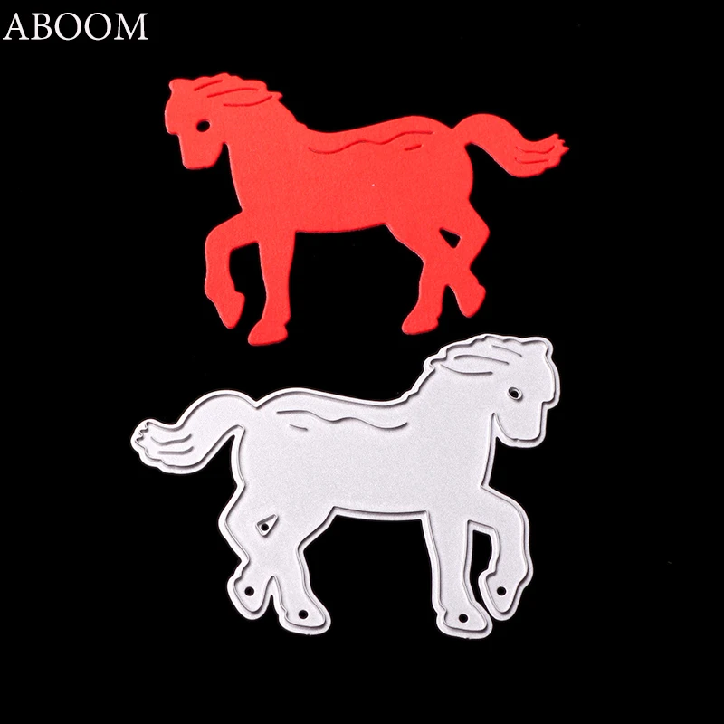 АБУМ Новый дизайн Рисунок Единорога Металлический Углеродистая Сталь Высекательный Шаблон Декоративный Скрапбукинг Альбом Фото Высекательные Ножи.
