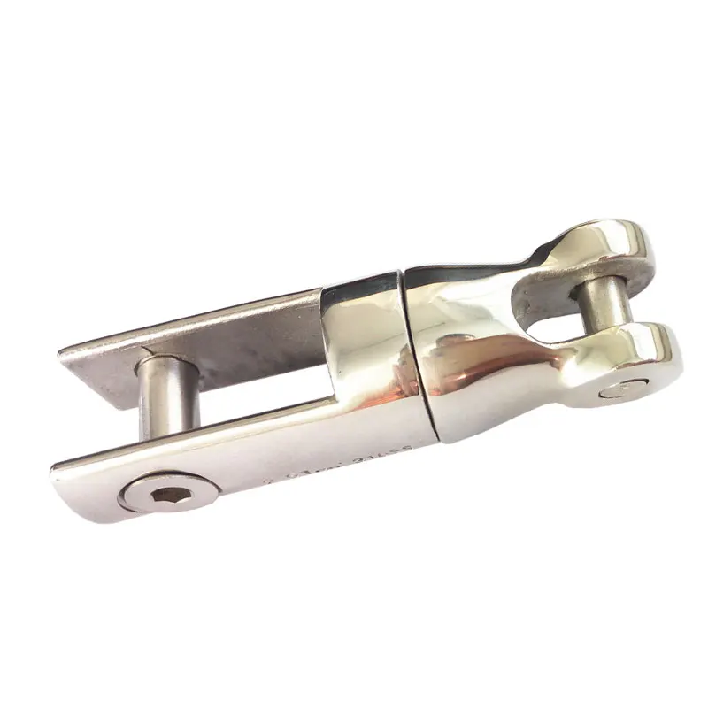

1Pc Silver 360 Degree Connector for Marine Boat Swivels Stainless Steel Swivel Chain 6/8" Chain