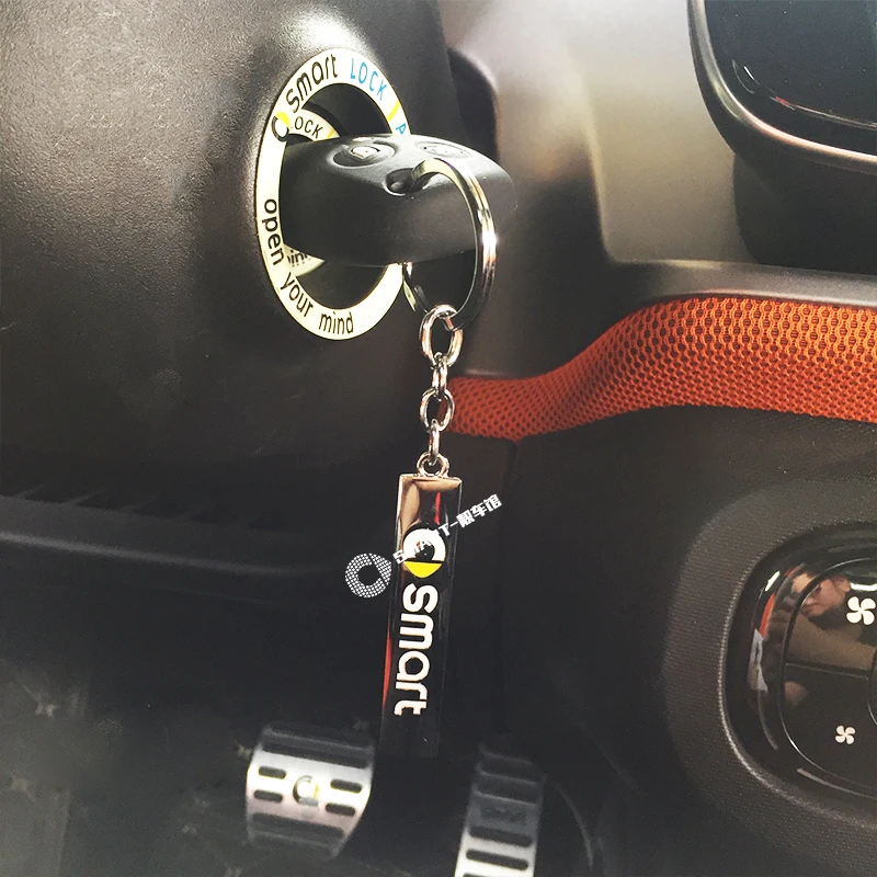 Car Key Holder Rings Chain For Smart Fortwo Forfour 453 451 450 Keychain Keyring Gift Creative Auto Accessories | Автомобили и