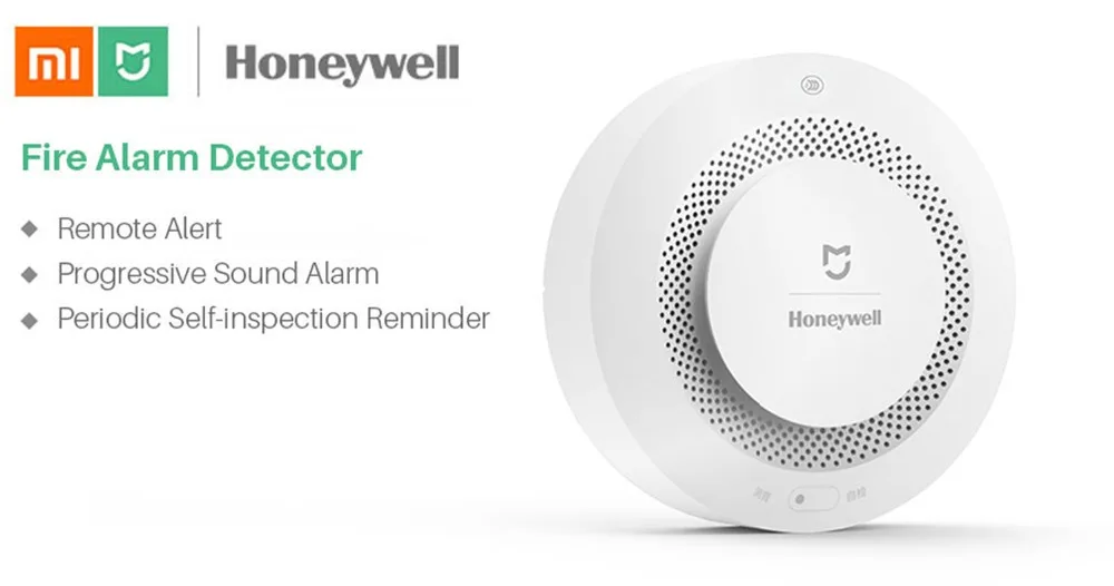 Xiao mi jia Honeywell Датчик дыма пожарный детектор звуковой визуальный датчик дыма Дистанционная сигнализация умный дом приложение управление