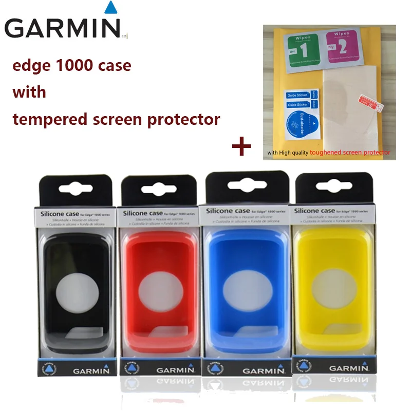 Оригинальный гелевый Чехол Garmin Bike для Edge 1000 GPS Computer edge1000 чехол с закаленной